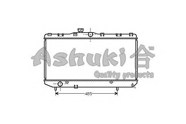 Радиатор, охлаждение двигателя ASHUKI T556-15