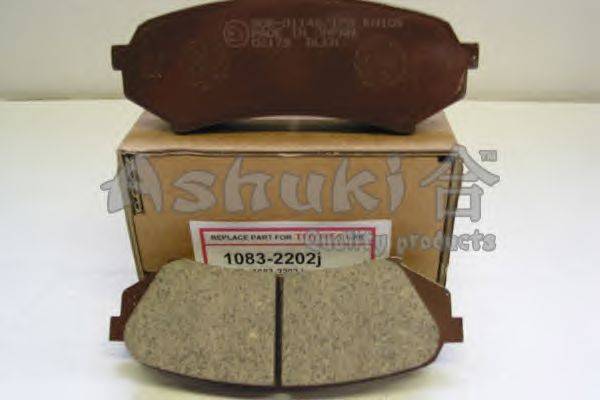 Комплект тормозных колодок, дисковый тормоз ASHUKI 1083-2202J