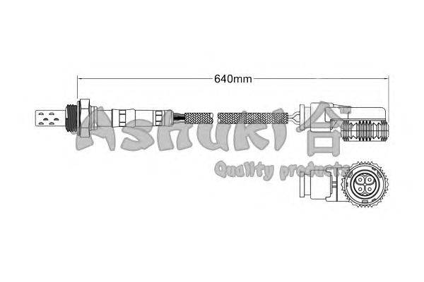 Лямбда-зонд ASHUKI 9200-48088