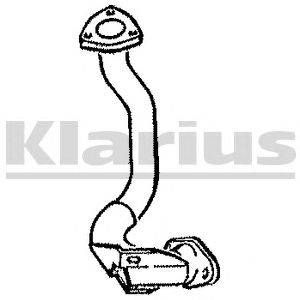 Труба выхлопного газа KLARIUS 110033