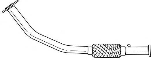 Труба выхлопного газа SIGAM 37123