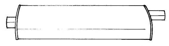 Средний глушитель выхлопных газов SIGAM 50461