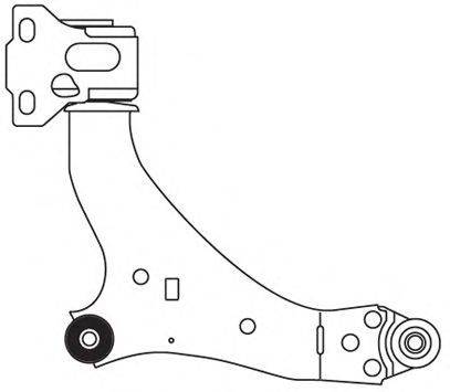 Рычаг независимой подвески колеса, подвеска колеса FRAP 4224