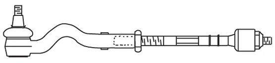 Поперечная рулевая тяга FRAP T492
