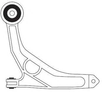 Рычаг независимой подвески колеса, подвеска колеса FRAP 4567