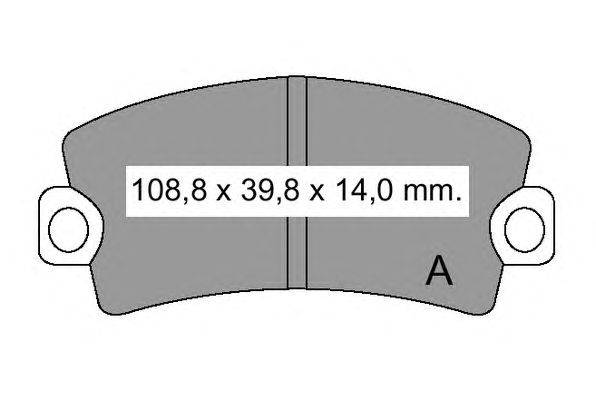 Комплект тормозных колодок, дисковый тормоз VEMA 830863