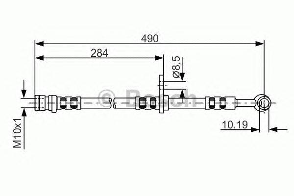 Тормозной шланг BOSCH 1 987 481 218