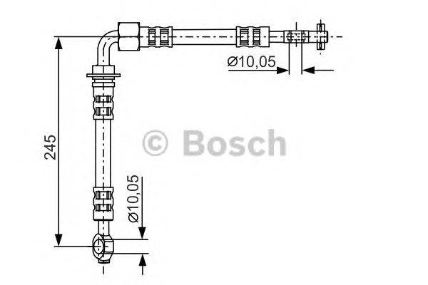 Тормозной шланг BOSCH 1 987 481 282