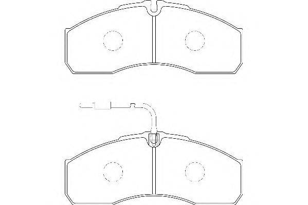 Комплект тормозных колодок, дисковый тормоз WAGNER WBP29160A