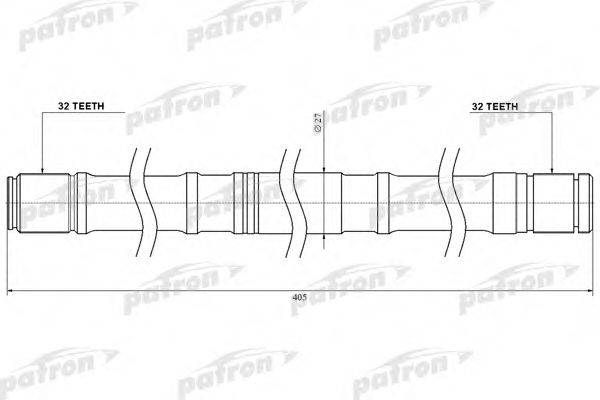 Приводной вал PATRON QG18LH