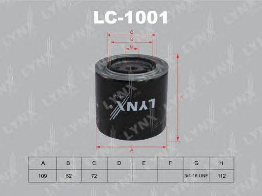 Масляный фильтр LYNXauto LC1001