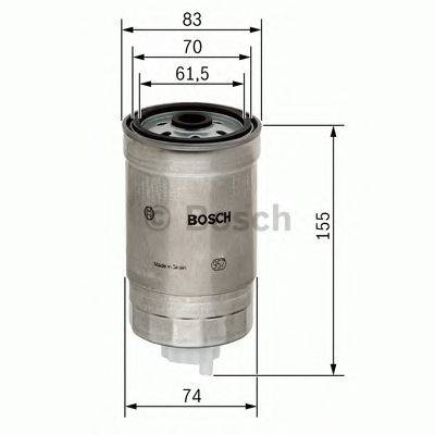 Топливный фильтр BOSCH 1 457 434 025