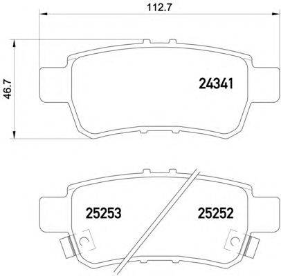 Комплект тормозных колодок, дисковый тормоз HELLA PAGID 8DB355016081