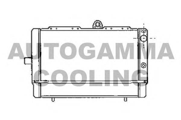 Радиатор, охлаждение двигателя AUTOGAMMA 100005