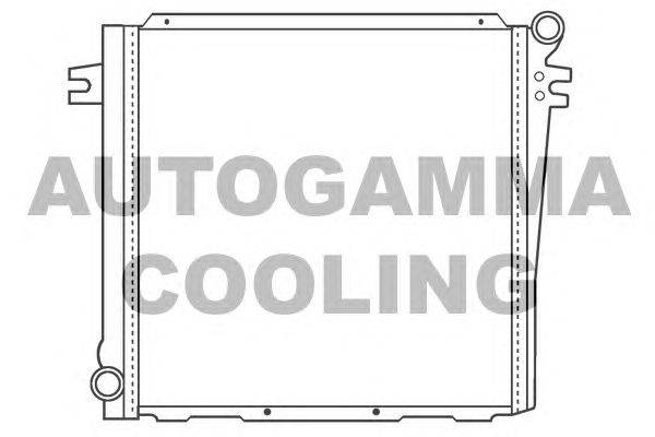Радиатор, охлаждение двигателя AUTOGAMMA 100116