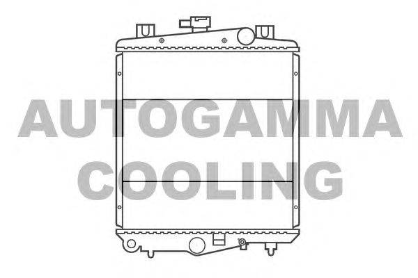 Радиатор, охлаждение двигателя AUTOGAMMA 100139