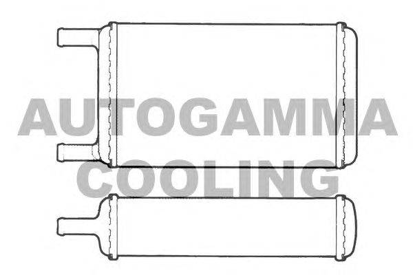Теплообменник, отопление салона AUTOGAMMA 101612