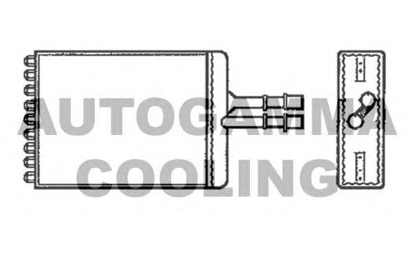 Теплообменник, отопление салона AUTOGAMMA 101772