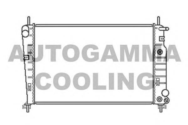 Радиатор, охлаждение двигателя AUTOGAMMA 102070