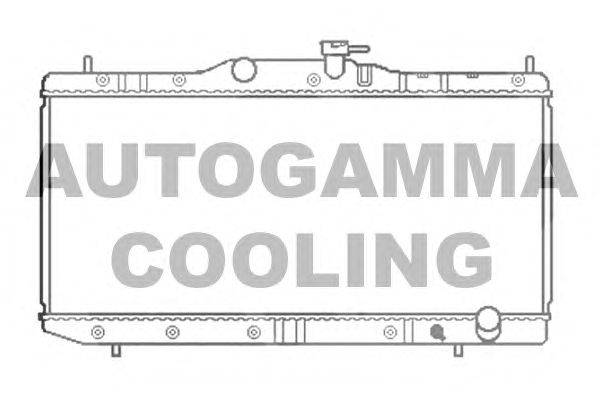 Радиатор, охлаждение двигателя AUTOGAMMA 102352