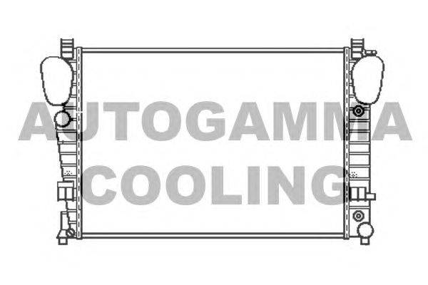 Радиатор, охлаждение двигателя AUTOGAMMA 103462