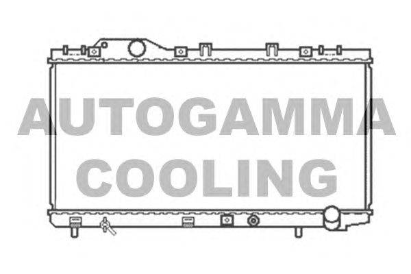 Радиатор, охлаждение двигателя AUTOGAMMA 104720