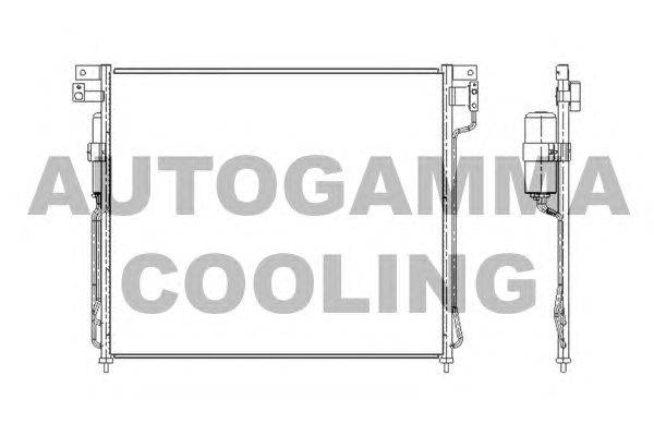 Конденсатор, кондиционер AUTOGAMMA 104914