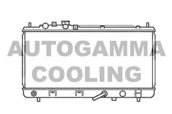 Радиатор, охлаждение двигателя AUTOGAMMA 105563