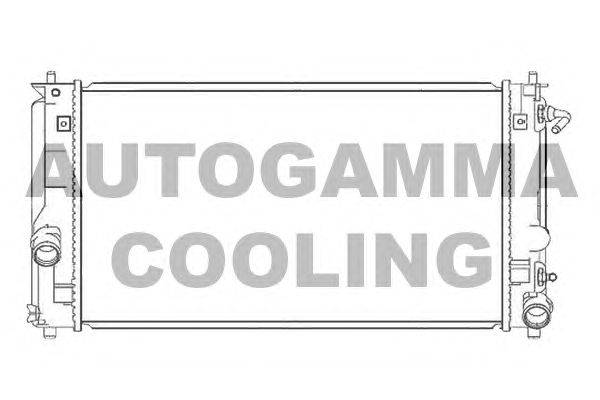 Радиатор, охлаждение двигателя AUTOGAMMA 105766