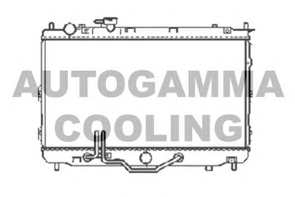 Радиатор, охлаждение двигателя AUTOGAMMA 105804