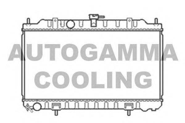 Радиатор, охлаждение двигателя AUTOGAMMA 105810