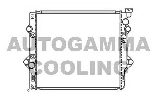 Радиатор, охлаждение двигателя AUTOGAMMA 107135