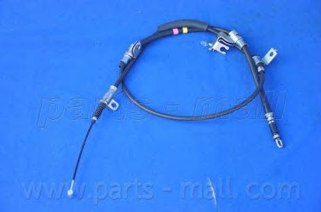 Трос, стояночная тормозная система PARTS-MALL PTA-255