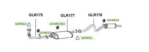 Система выпуска ОГ GT Exhaust 1018