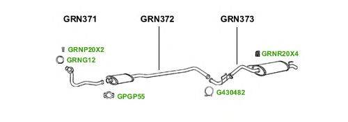 Система выпуска ОГ GT Exhaust 1789