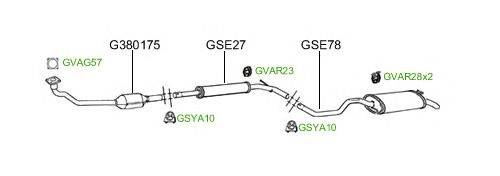 Система выпуска ОГ GT Exhaust 2137