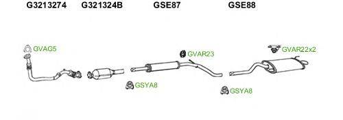 Система выпуска ОГ GT Exhaust 2142