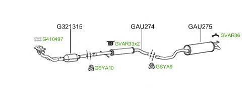 Система выпуска ОГ GT Exhaust 2151