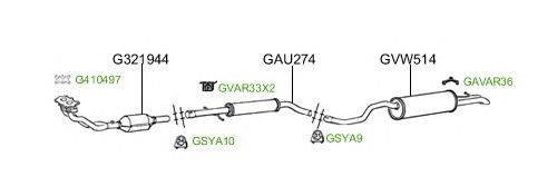 Система выпуска ОГ GT Exhaust 2209