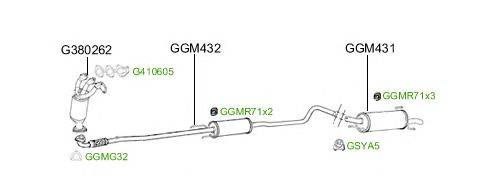 Система выпуска ОГ GT Exhaust 2567