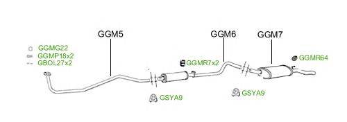 Система выпуска ОГ GT Exhaust 2613