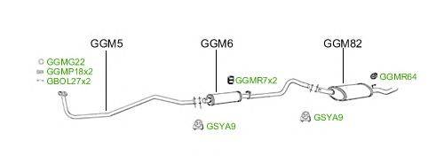 Система выпуска ОГ GT Exhaust 2614