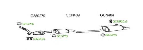 Система выпуска ОГ GT Exhaust 262