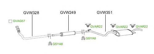 Система выпуска ОГ GT Exhaust 2776