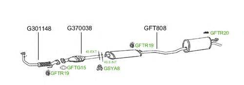 Система выпуска ОГ GT Exhaust 394