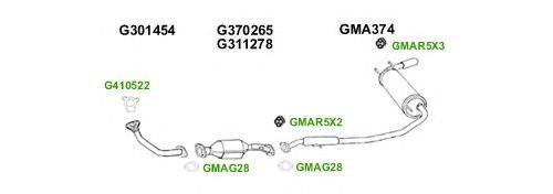 Система выпуска ОГ GT Exhaust 4382