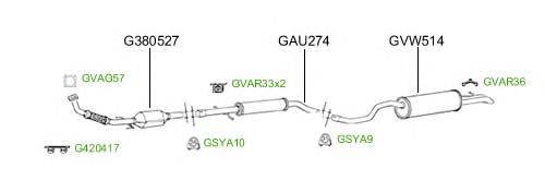 Система выпуска ОГ GT Exhaust 4683