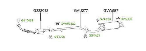 Система выпуска ОГ GT Exhaust 4711