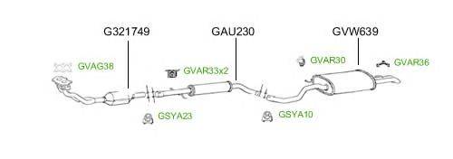 Система выпуска ОГ GT Exhaust 4793