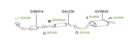Система выпуска ОГ GT Exhaust 4796